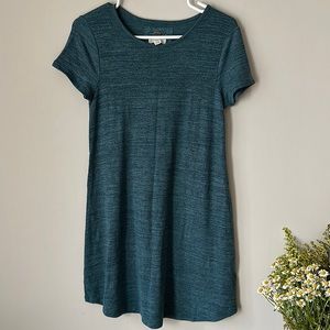 CUPIO KNIT DRESS UNIQUE TURQUOISE COLOR
